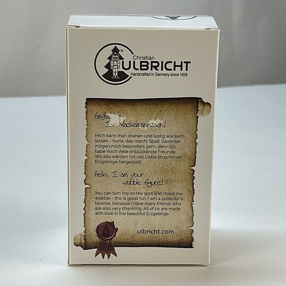 VTG Christian Ulbricht Bobblehead Teeter Man Santa Clause 5" Dwarf Ornament Rare - Picture 2 of 5